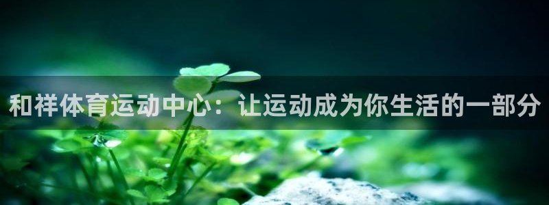  一竞技官网：和祥体育运动中心：让运动成为你生活的一部分
